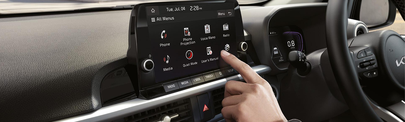 vivid 8_ floating colour LCD touchscreen